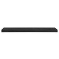 HomeRoots 43 Black Wooden Floating Shelf