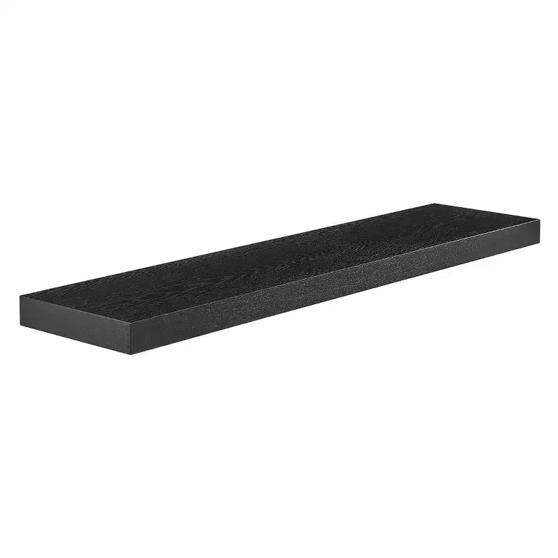 Étagère flottante murale en bois noir de 109 cm