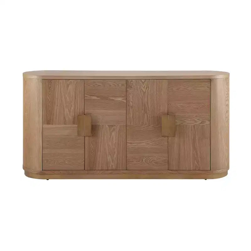 Buffet/Bahut moderne de 148 cm avec 4 portes et étagères réglables