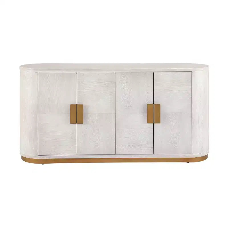 Buffet/Bahut moderne de 148 cm avec 4 portes et étagères réglables