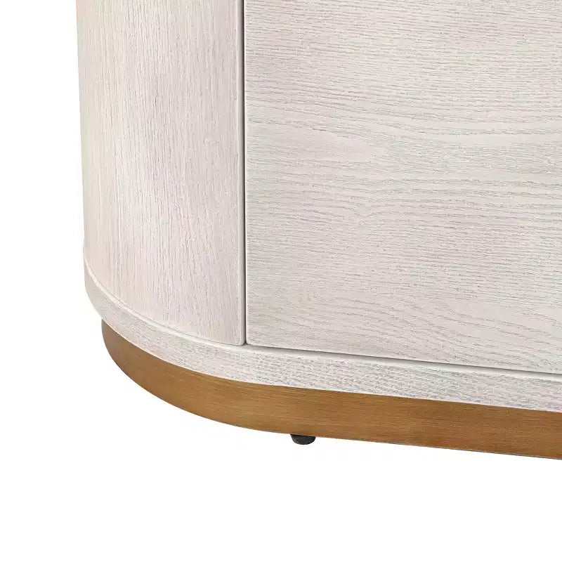 Buffet/Bahut moderne de 148 cm avec 4 portes et étagères réglables