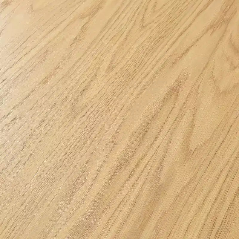 Table à manger ronde en bois de 52 po avec piétement fuselé cannelé, 6 places