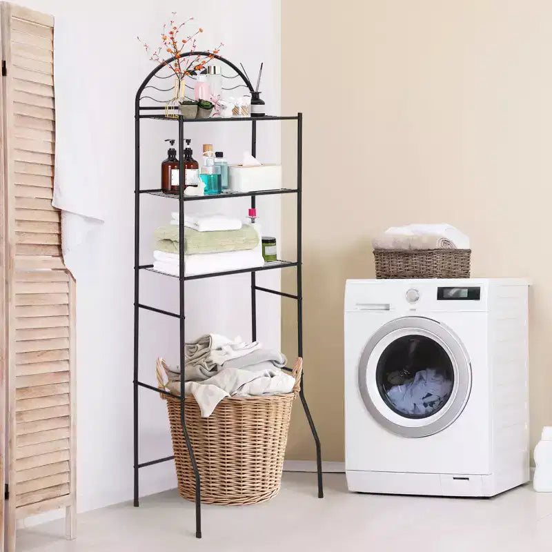 Étagère de rangement de salle de bain à 3 niveaux pour toilettes