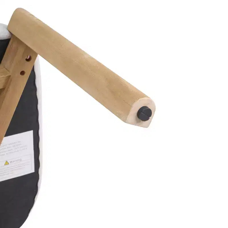 Chaises de salle à manger scandinaves modernes en bois d'hévéa avec assise rembourrée