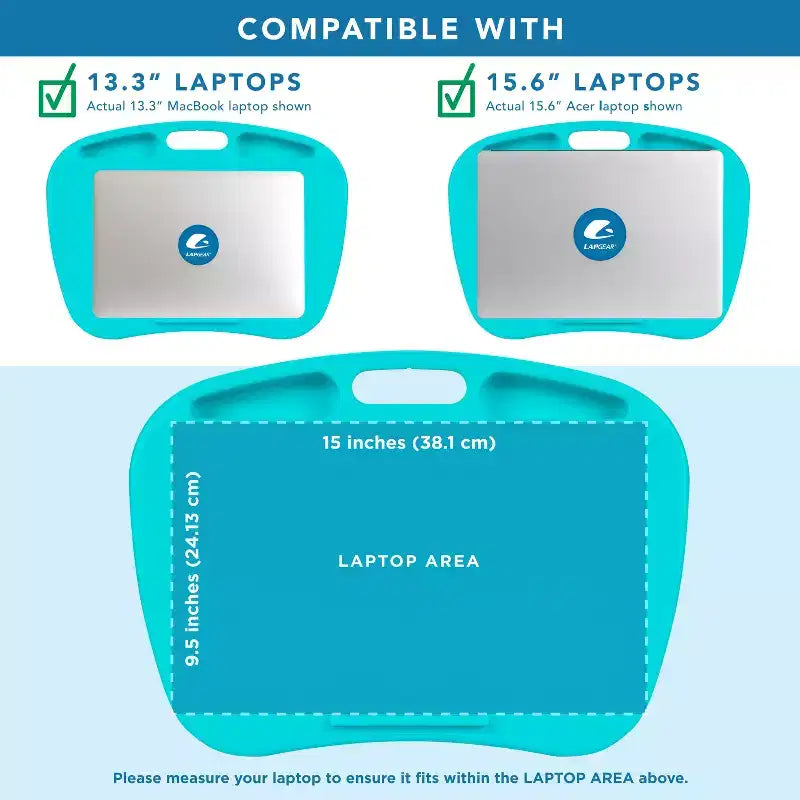 Pupitre d'ordinateur portable avec double coussin de soutien