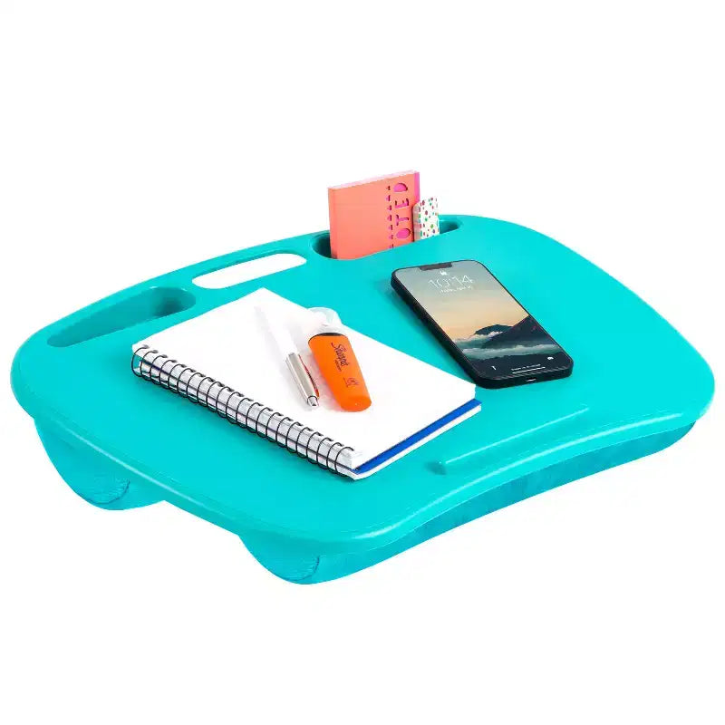 Pupitre d'ordinateur portable avec double coussin de soutien