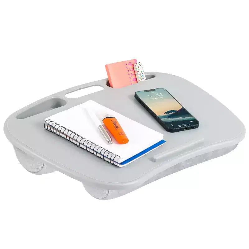 Pupitre d'ordinateur portable avec double coussin de soutien