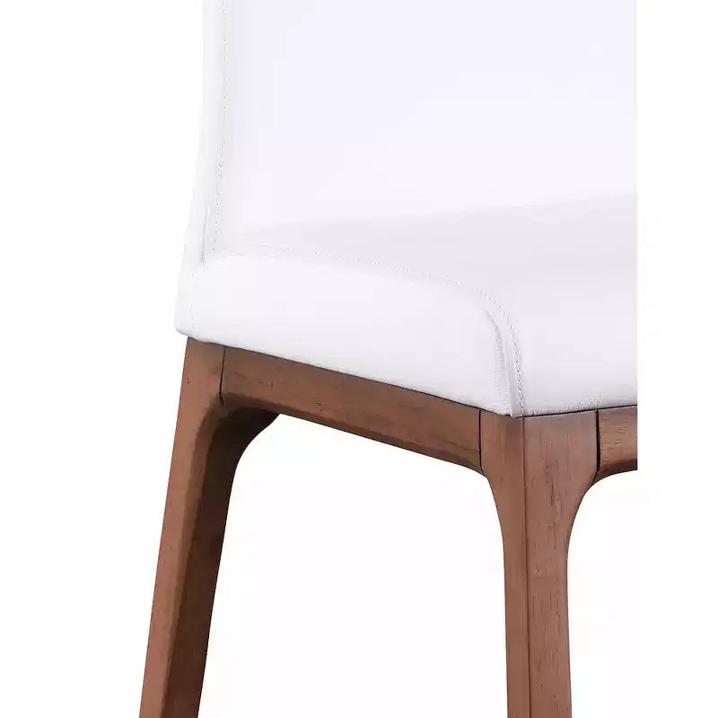 Tabouret de comptoir moderne avec base en bois massif
