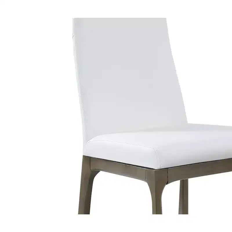Tabouret de comptoir moderne avec base en bois massif