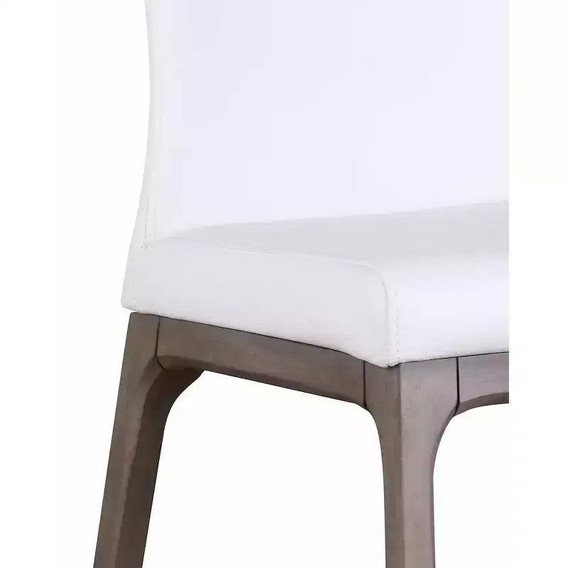 Tabouret de comptoir moderne avec base en bois massif