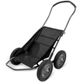 Hawk Crawler Multi-Use Folding Cart, Deer Hunting Fishing Cart with 500 Pound Capacity for Hauling Game, Bait, Hunting Gear, and Wood, Black