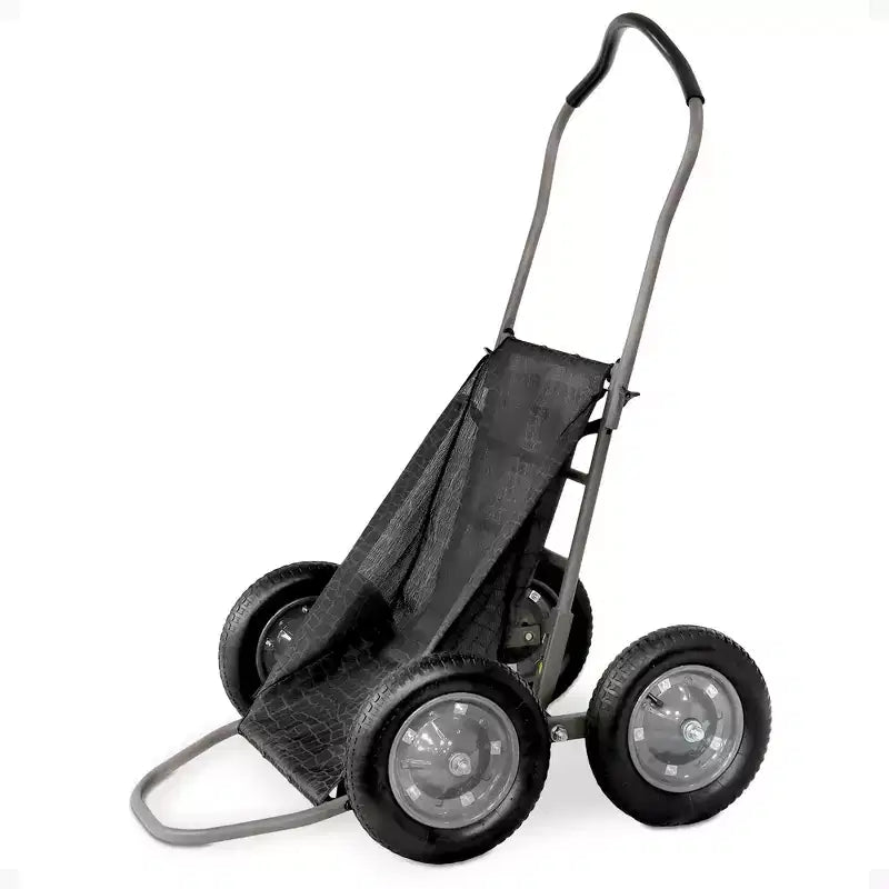 Chariot de chasse au cerf et de pêche pliable multi-usage, capacité de 227 kg, noir