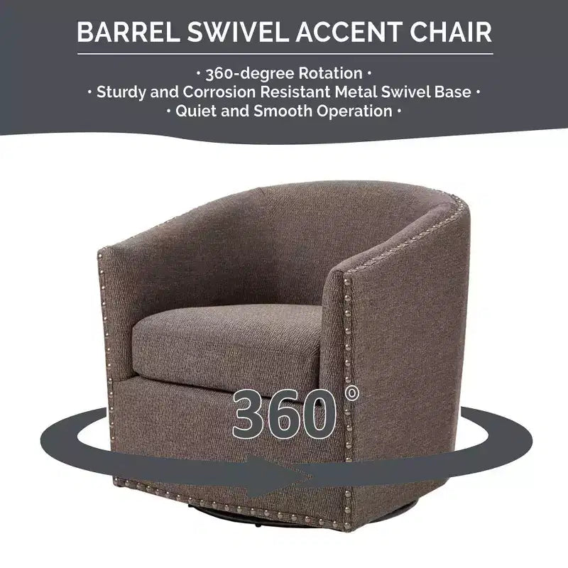 Fauteuil pivotant d'appoint