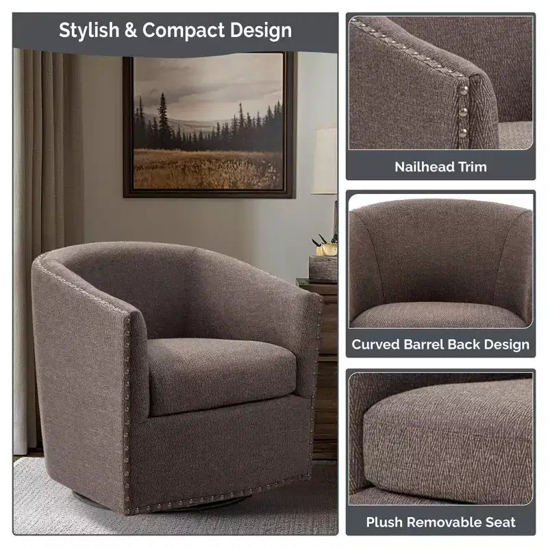 Fauteuil pivotant d'appoint