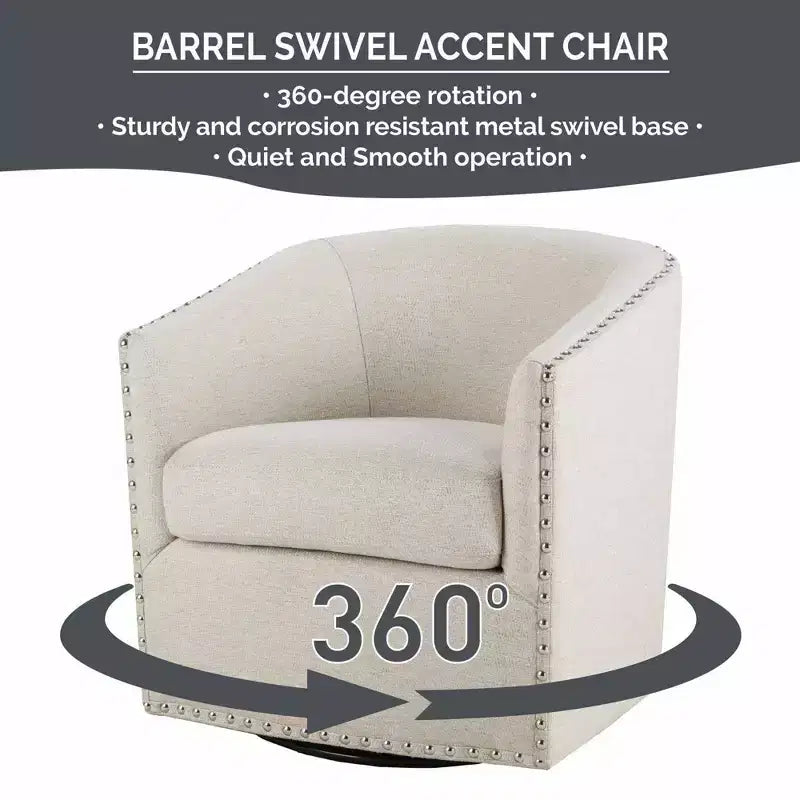 Fauteuil pivotant d'appoint