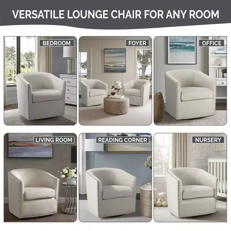 Fauteuil pivotant d'appoint