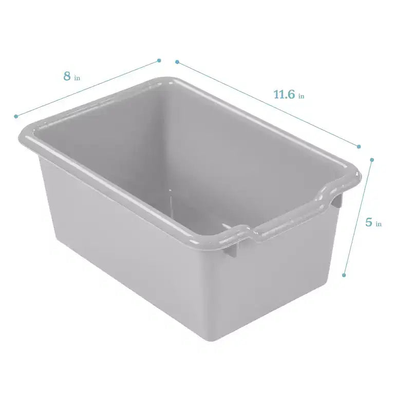 Armoire à 10 casiers avec bacs à façade incurvée, 5x2, Meubles pour enfants