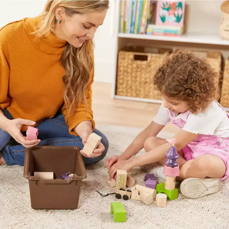 Armoire à 10 casiers avec bacs à façade incurvée, 5x2, Meubles pour enfants