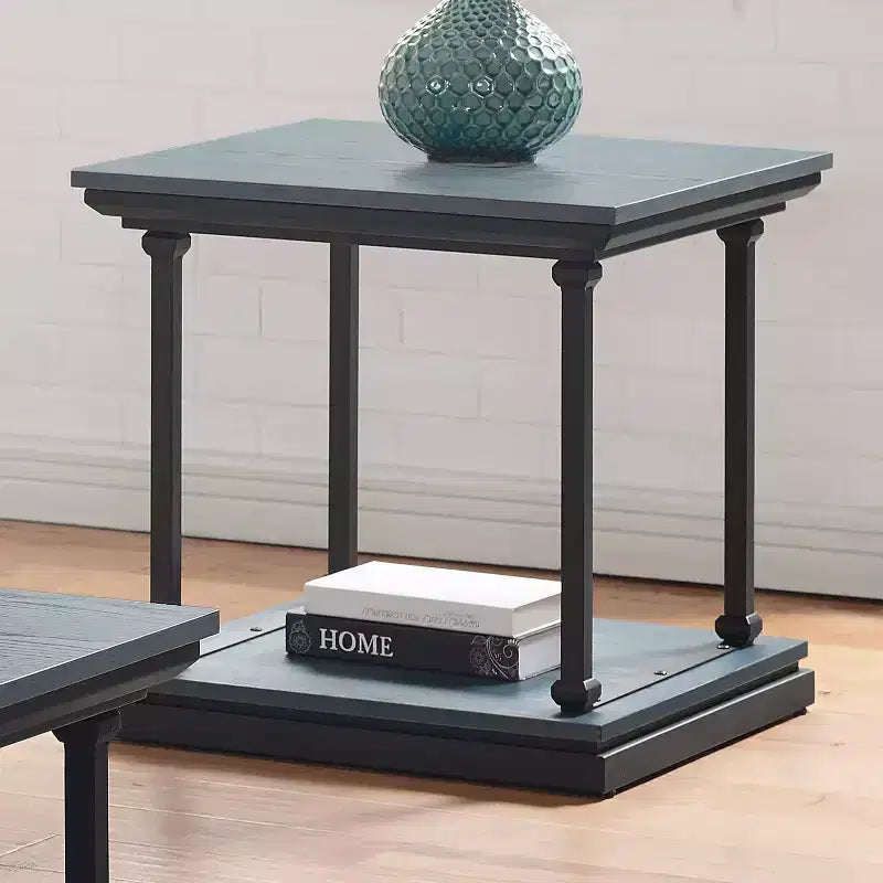 Table d'appoint avec étagère basse