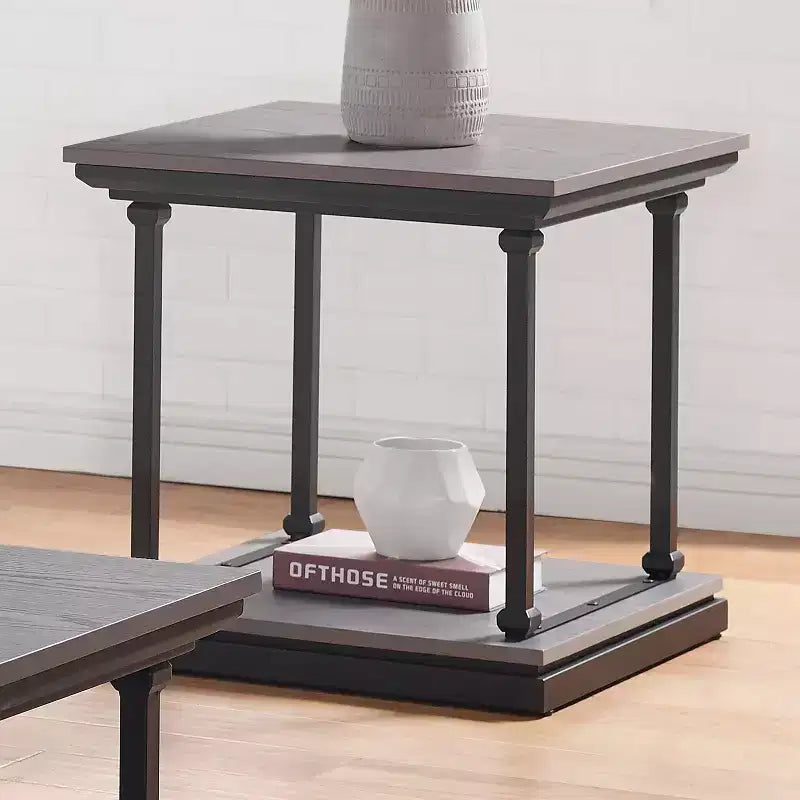 Table d'appoint avec étagère basse