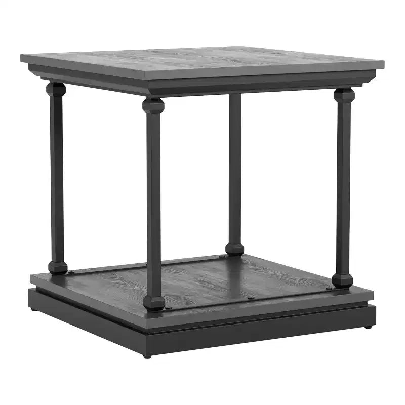 Table d'appoint avec étagère basse