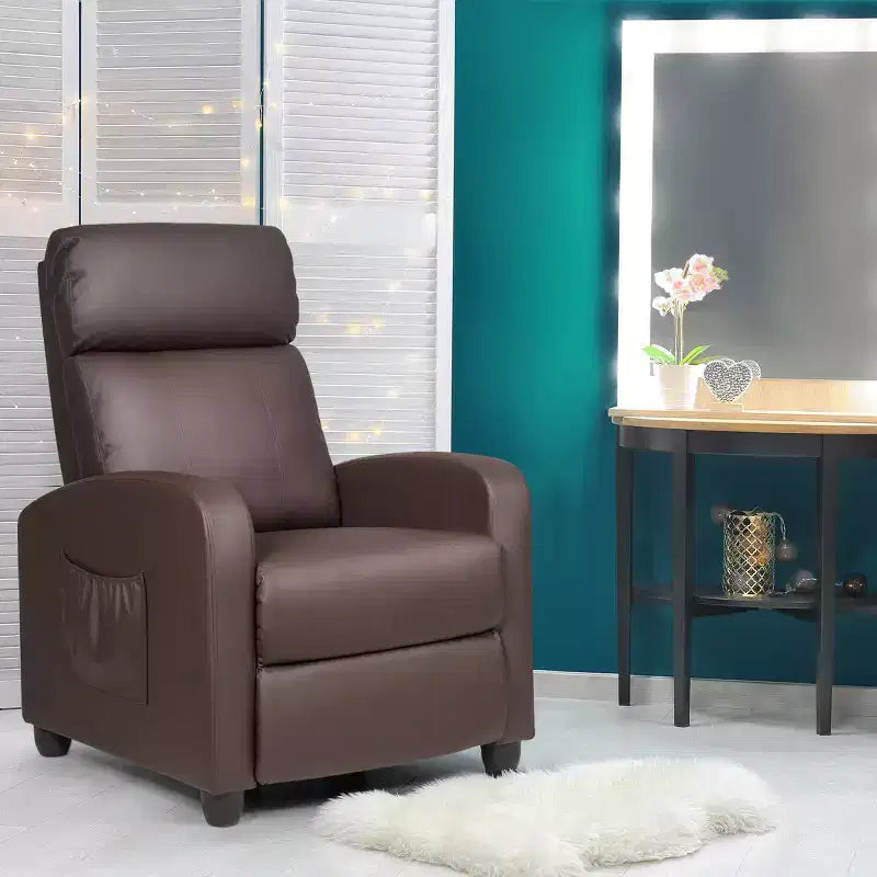 Fauteuil de massage inclinable, canapé simple ergonomique réglable avec assise rembourrée