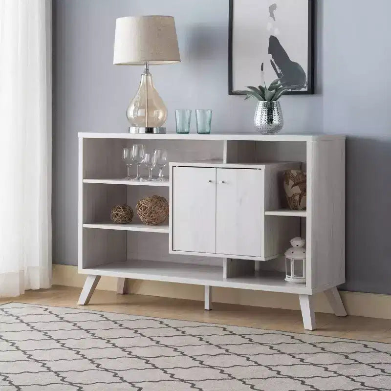 Présentoir buffet à plusieurs niveaux avec rangement